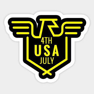 USA Nationalfeiertag Sticker